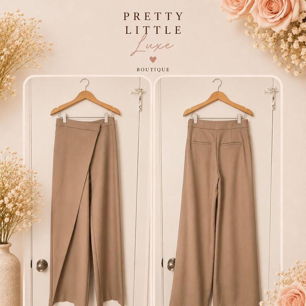 Zara Women's Tan and Brown Trousers
